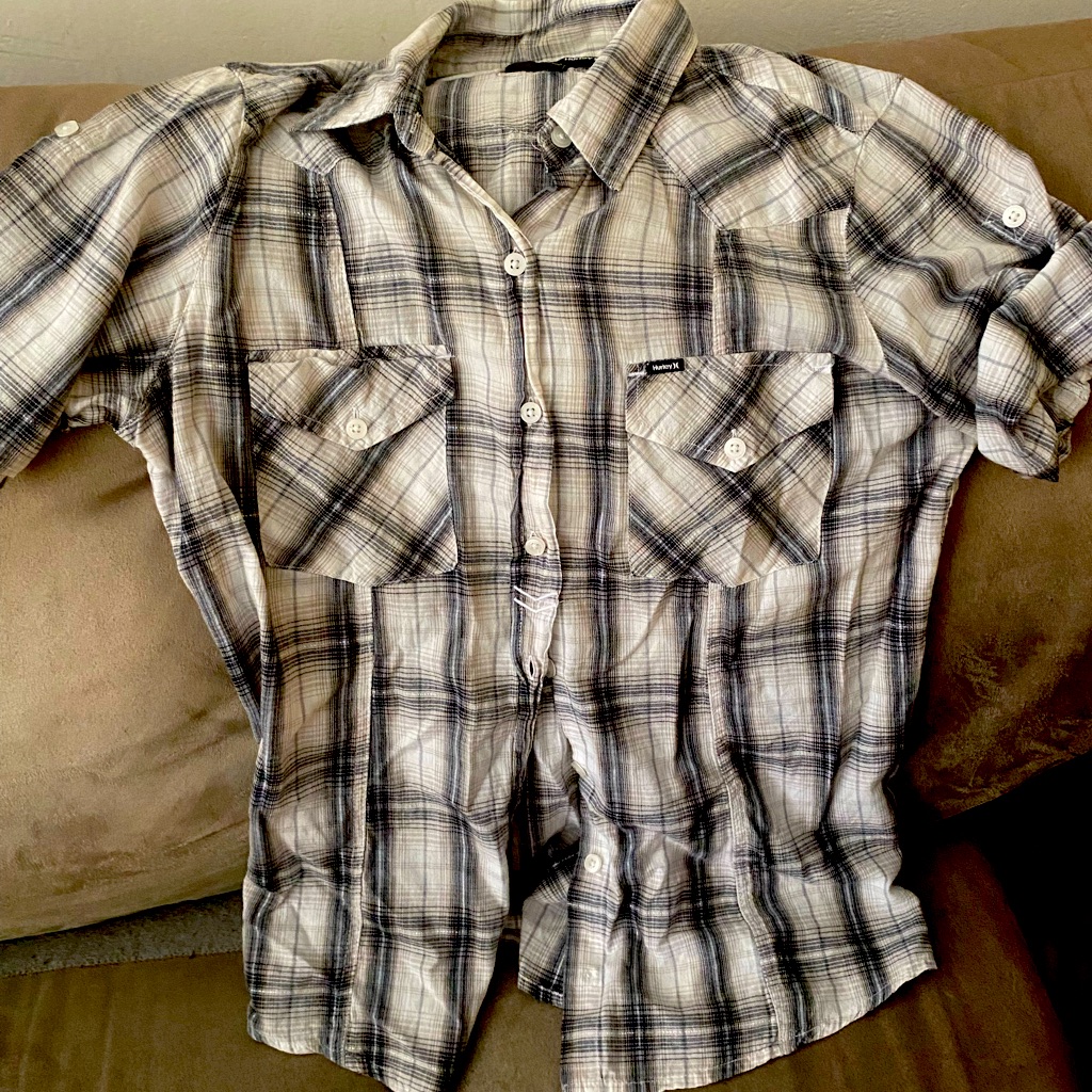 Hurley Button Down Blouse
